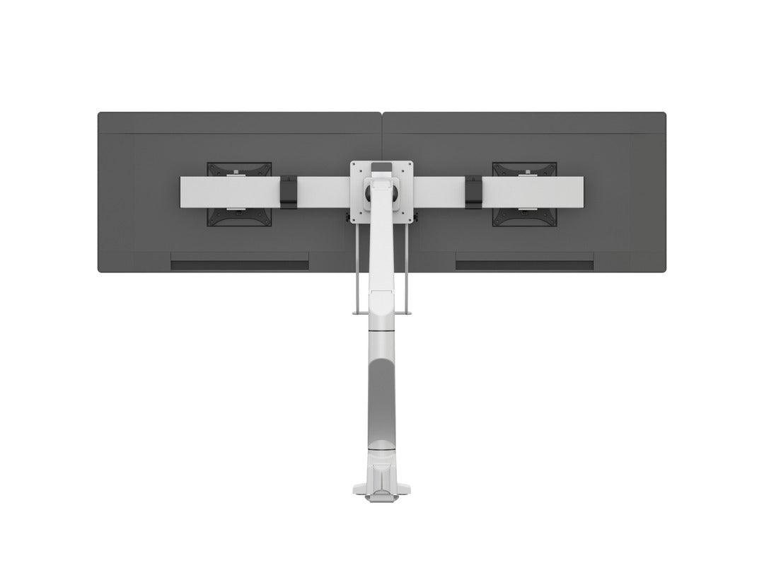 Multibrackets M VESA Gas Lift Dual Monitor Arm with Duo Crossbar for 15"–28" Monitors | 7350073735945