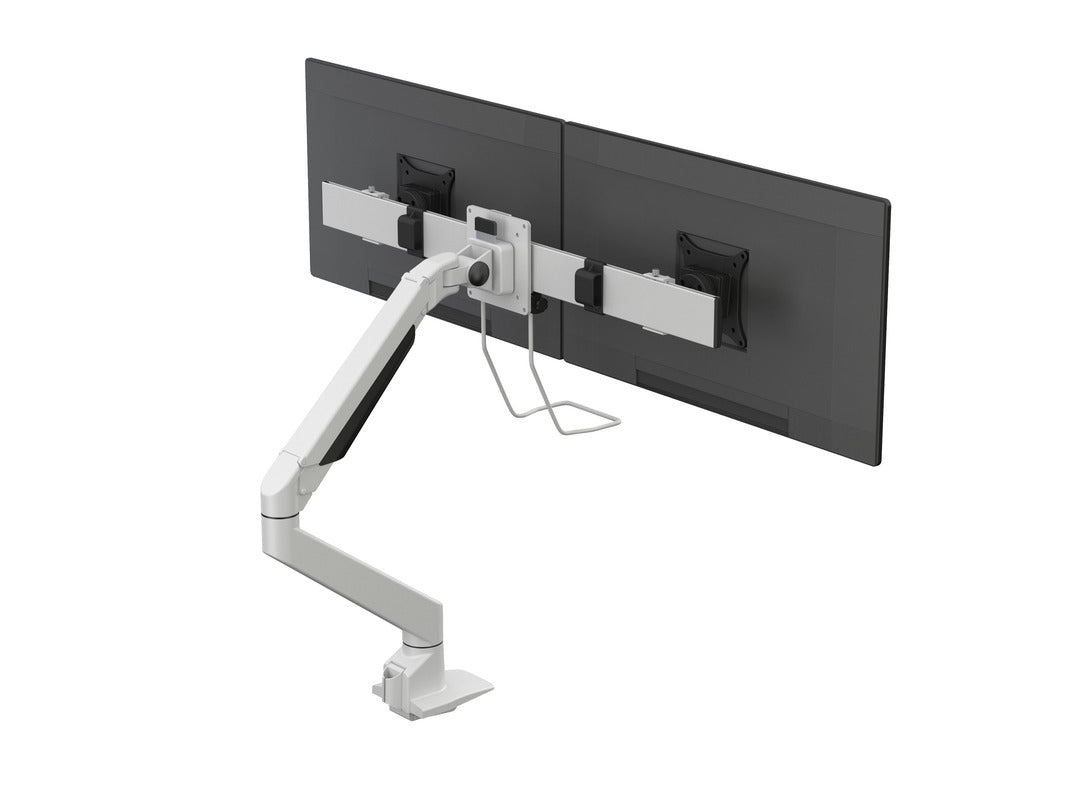 Multibrackets M VESA Gas Lift Dual Monitor Arm with Duo Crossbar for 15"–28" Monitors | 7350073735945