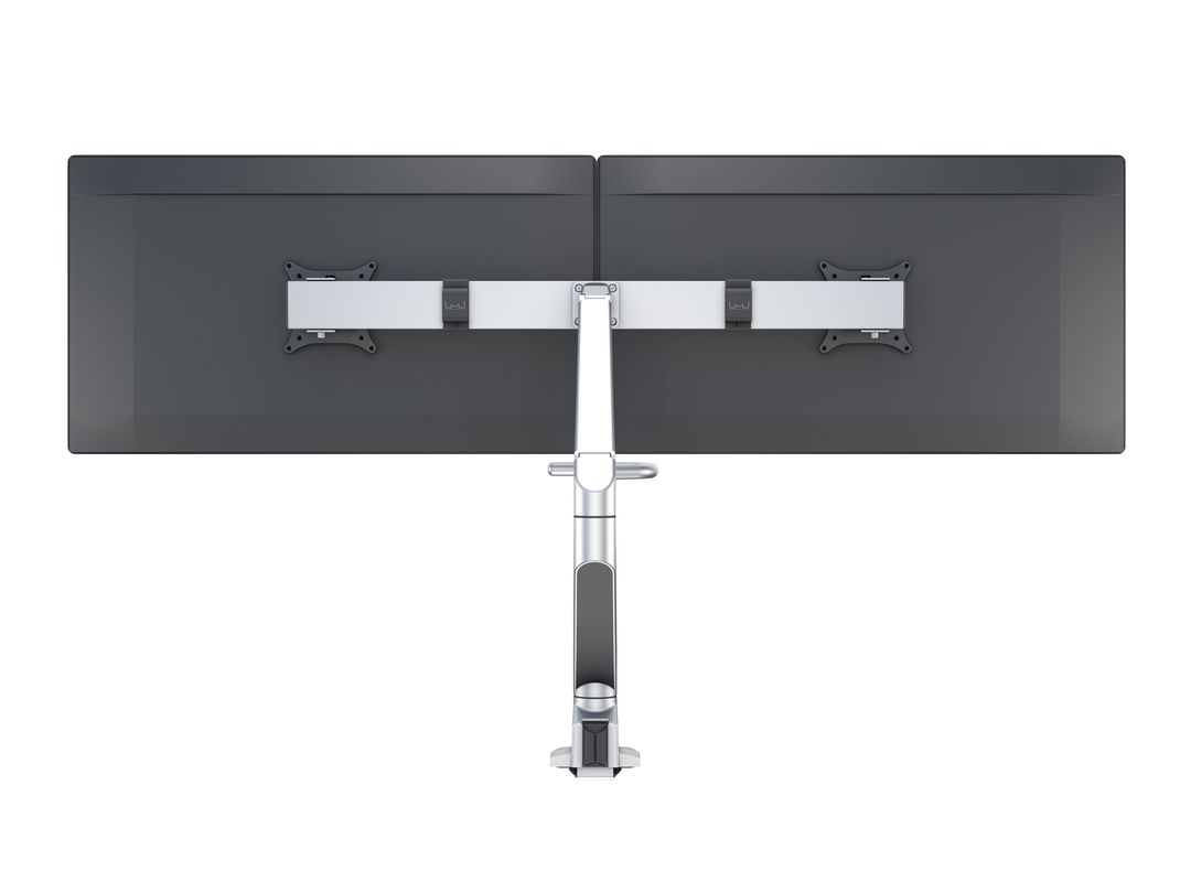 Multibrackets M VESA Gas Lift Dual Monitor Arm with Duo Crossbar for 15"–28" Monitors | 7350073736362