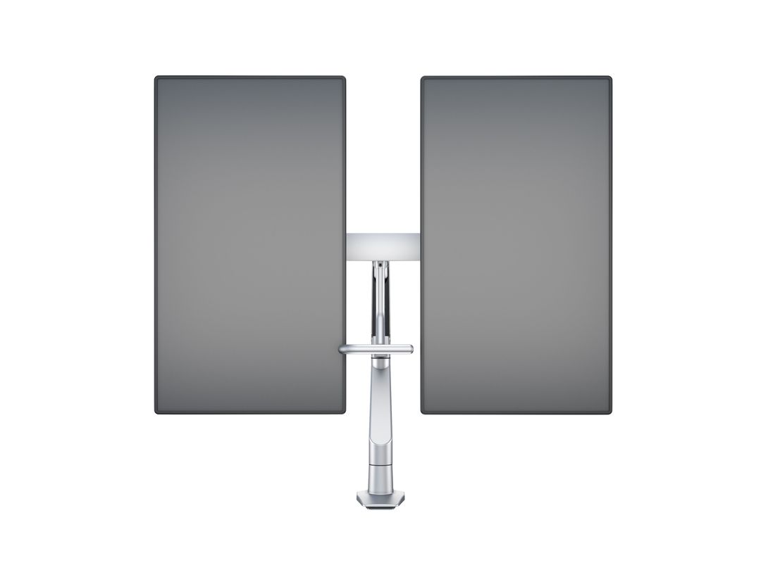 Multibrackets M VESA Gas Lift Dual Monitor Arm with Duo Crossbar for 15"–28" Monitors | 7350073736362
