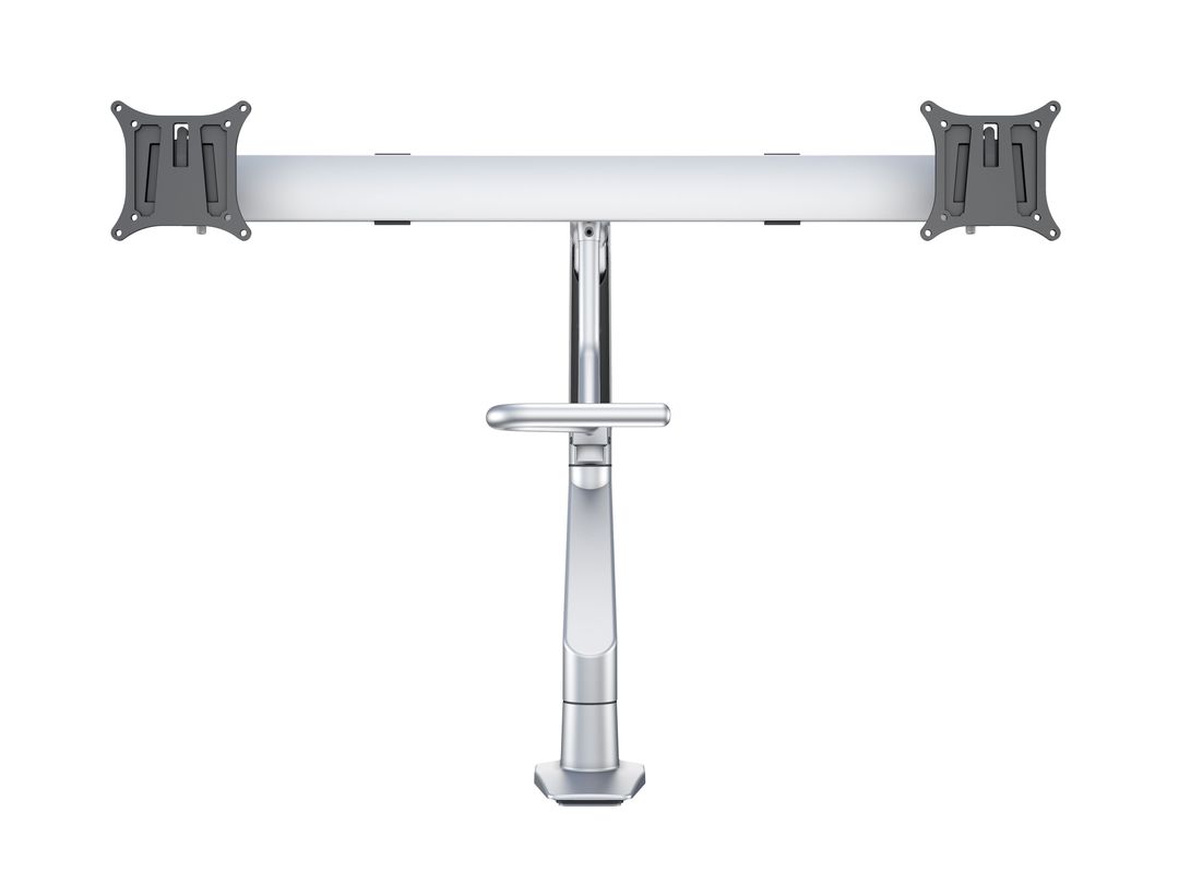 Multibrackets M VESA Gas Lift Dual Monitor Arm with Duo Crossbar for 15"–28" Monitors | 7350073736362