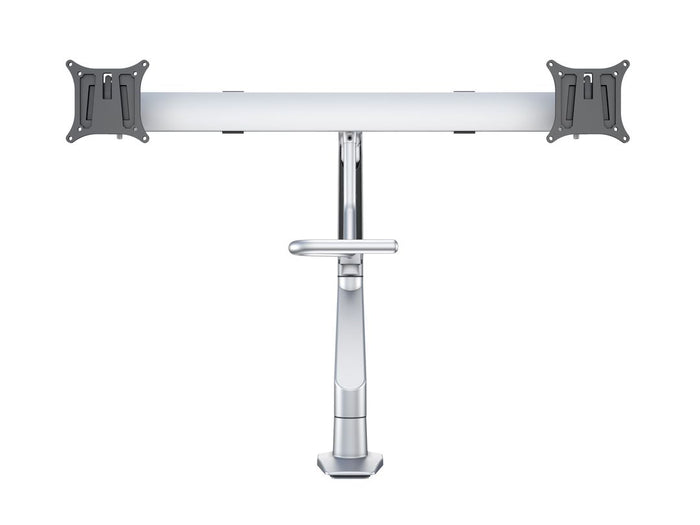Multibrackets M VESA Gas Lift Dual Monitor Arm with Duo Crossbar for 15"–28" Monitors | 7350073736362 Monitor Arm Desk Mount Multibrackets