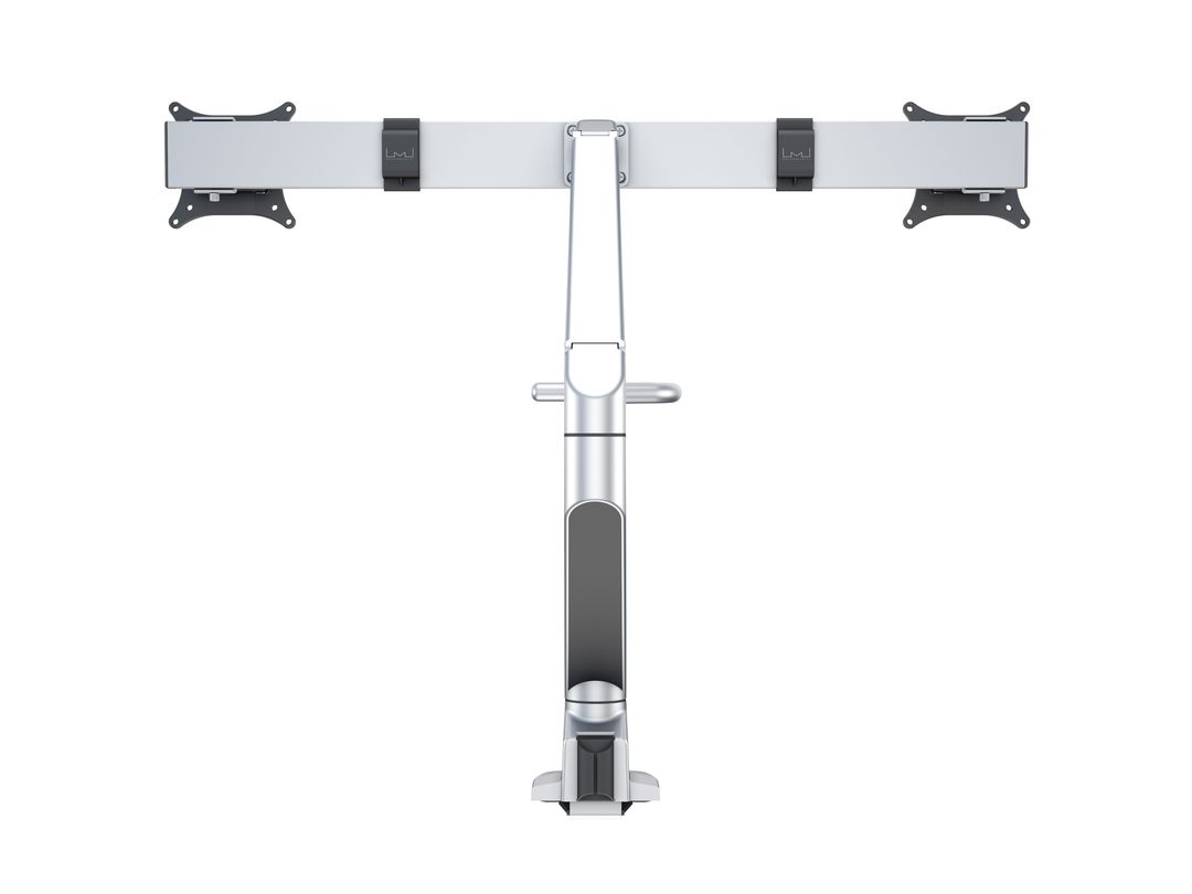 Multibrackets M VESA Gas Lift Dual Monitor Arm with Duo Crossbar for 15"–28" Monitors | 7350073736362