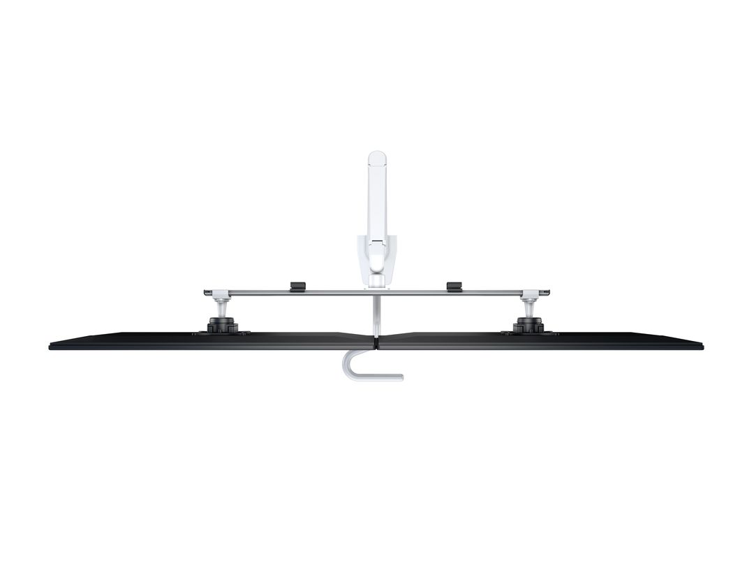 Multibrackets M VESA Gas Lift Dual Monitor Arm with Duo Crossbar for 15"–28" Monitors | 7350073736379