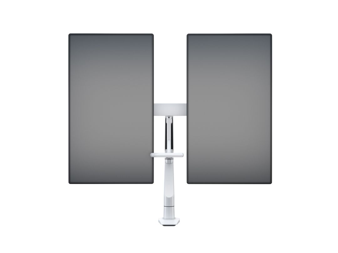 Multibrackets M VESA Gas Lift Dual Monitor Arm with Duo Crossbar for 15"–28" Monitors | 7350073736379