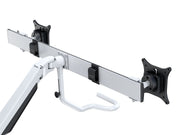 Multibrackets M VESA Gas Lift Dual Monitor Arm with Duo Crossbar for 15"–28" Monitors | 7350073736379