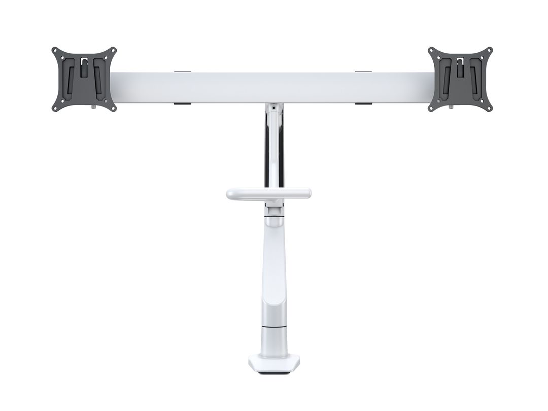 Multibrackets M VESA Gas Lift Dual Monitor Arm with Duo Crossbar for 15"–28" Monitors | 7350073736379