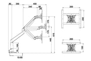 Multibrackets M VESA Gas Lift XL Single Monitor Arm for 15"–38" Monitors | 7350073737093