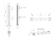 Multibrackets M VESA Grommet Base Triple Vertical Monitor Mount for 24"–50" Monitors | 7350073730407