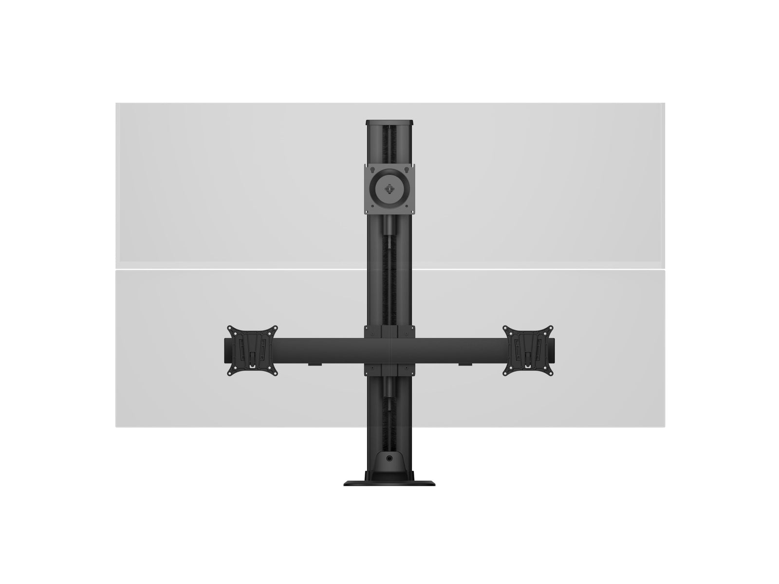 Multibrackets M VESA Grommet Base Triple Vertical Monitor Mount for 24"–50" Monitors | 7350073730407