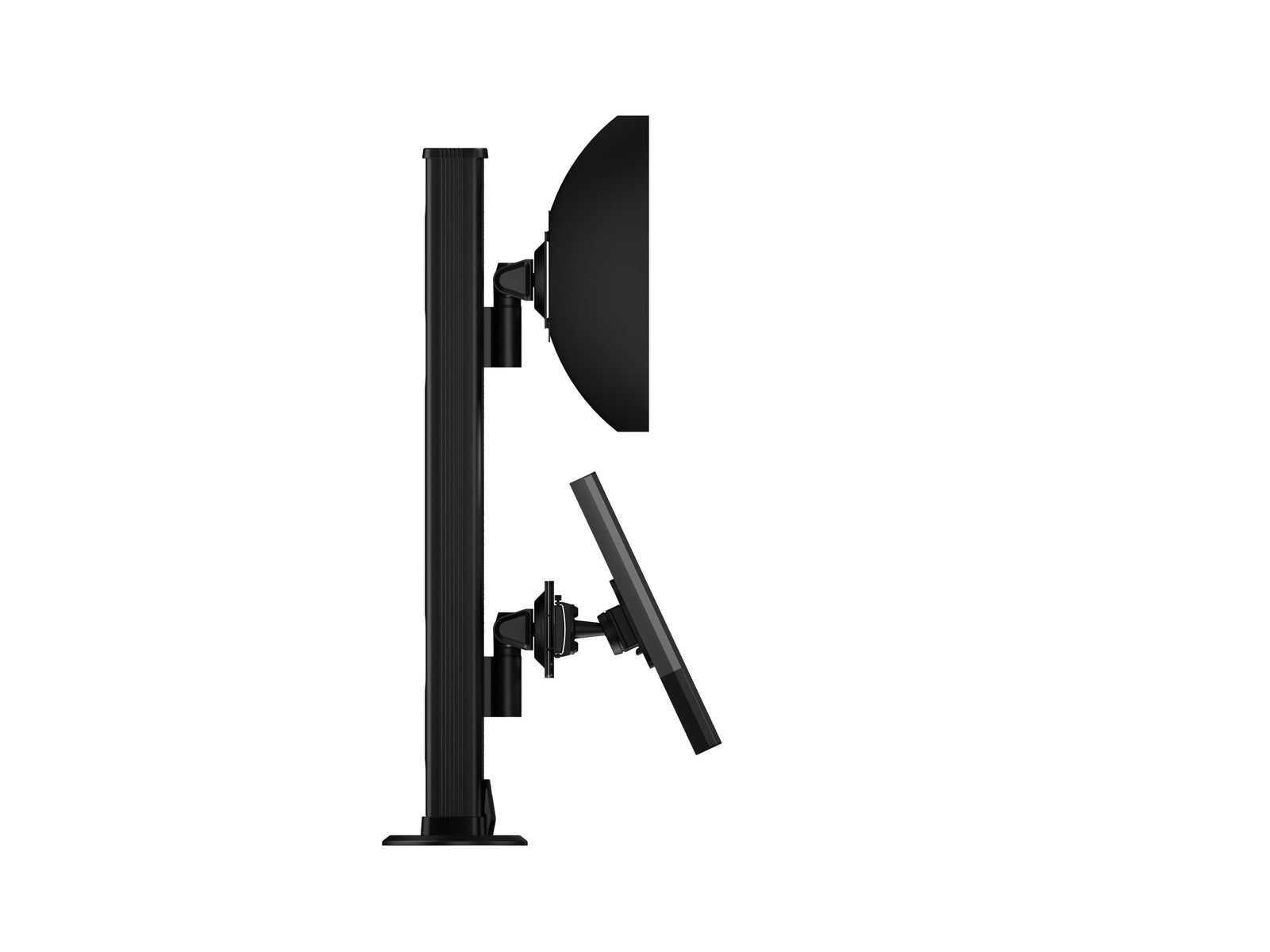 Multibrackets M VESA Grommet Base Triple Vertical Monitor Mount for 24"–50" Monitors | 7350073730407