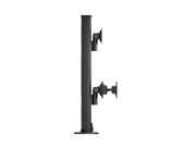 Multibrackets M VESA Grommet Base Triple Vertical Monitor Mount for 24"–50" Monitors | 7350073730407