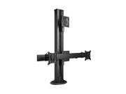 Multibrackets M VESA Grommet Base Triple Vertical Monitor Mount for 24"–50" Monitors | 7350073730407