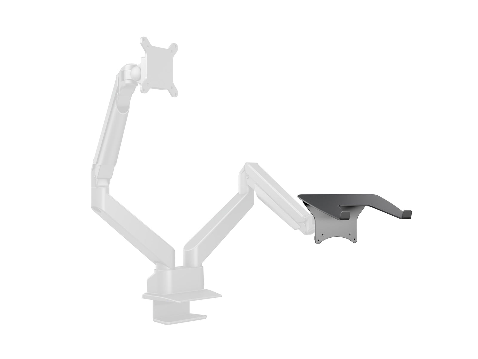 Multibrackets M VESA Laptop Holder for Gas Lift Monitor Arms | 7350022737525 Mount Accessories Multibrackets