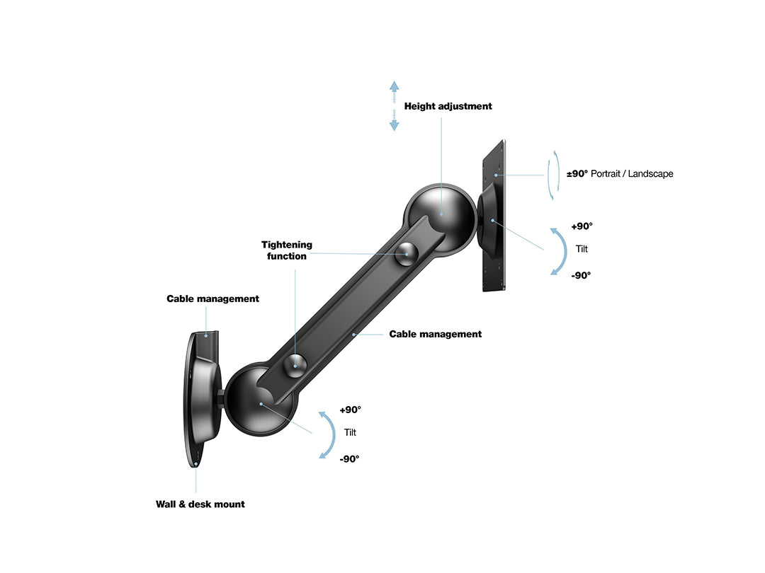 Multibrackets M VESA Monitor & Tablet Arm for 15"–32" Screens | 7350105212673