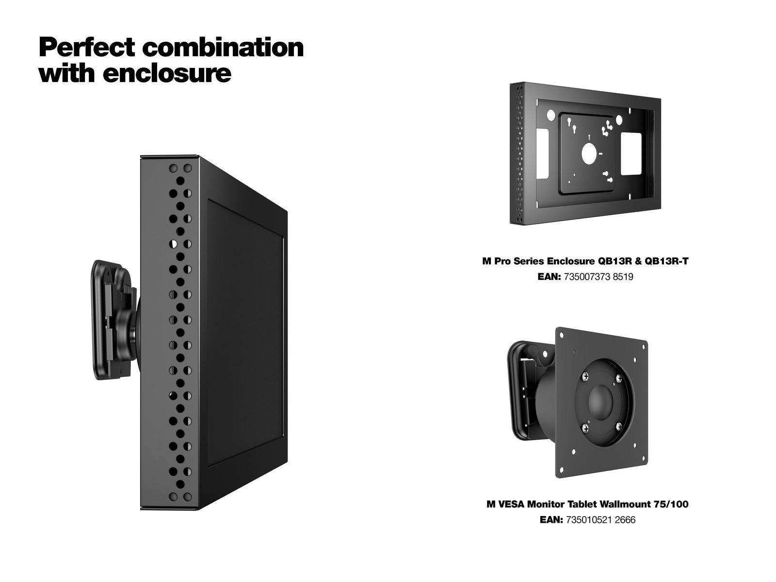 Multibrackets M VESA Monitor & Tablet Wall Mount for 15"–32" Screens | 7350105212666