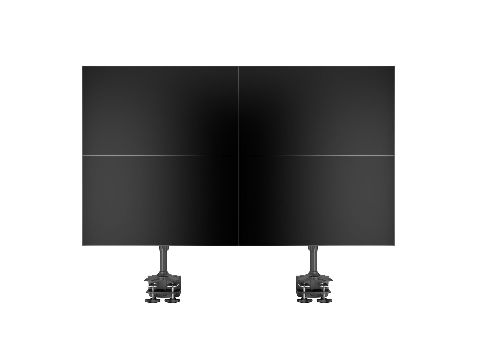 Multibrackets M VESA Quad Vertical Desk Clamp Monitor Mount for 24"–34" Monitors | 7350105212734
