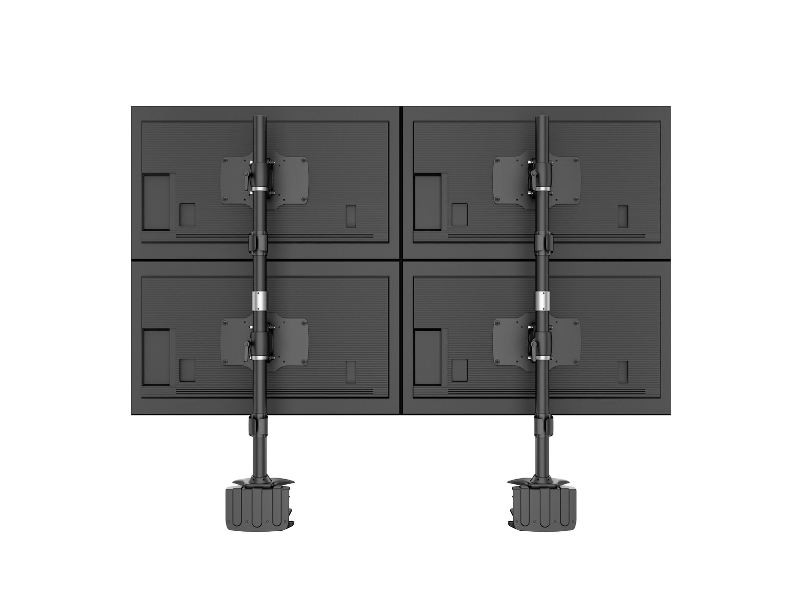 Multibrackets M VESA Quad Vertical Desk Clamp Monitor Mount for 24"–34" Monitors | 7350105212734