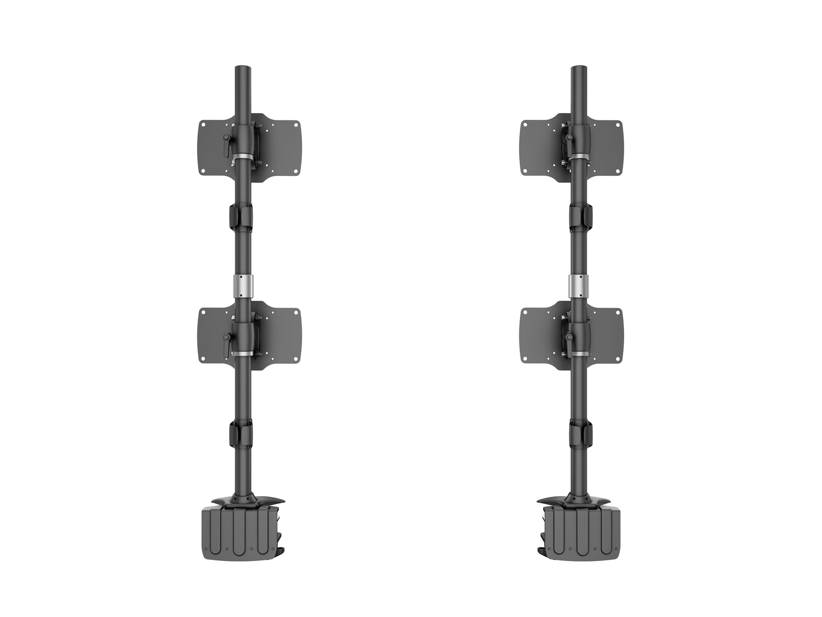 Multibrackets M VESA Quad Vertical Desk Clamp Monitor Mount for 24"–34" Monitors | 7350105212734