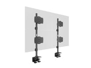 Multibrackets M VESA Quad Vertical Desk Clamp Monitor Mount for 24"–34" Monitors | 7350105212734