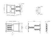 Multibrackets M VESA Single Flexarm Outdoor Full Motion Wall Mount for 40"–70" Screens | 7350073736706