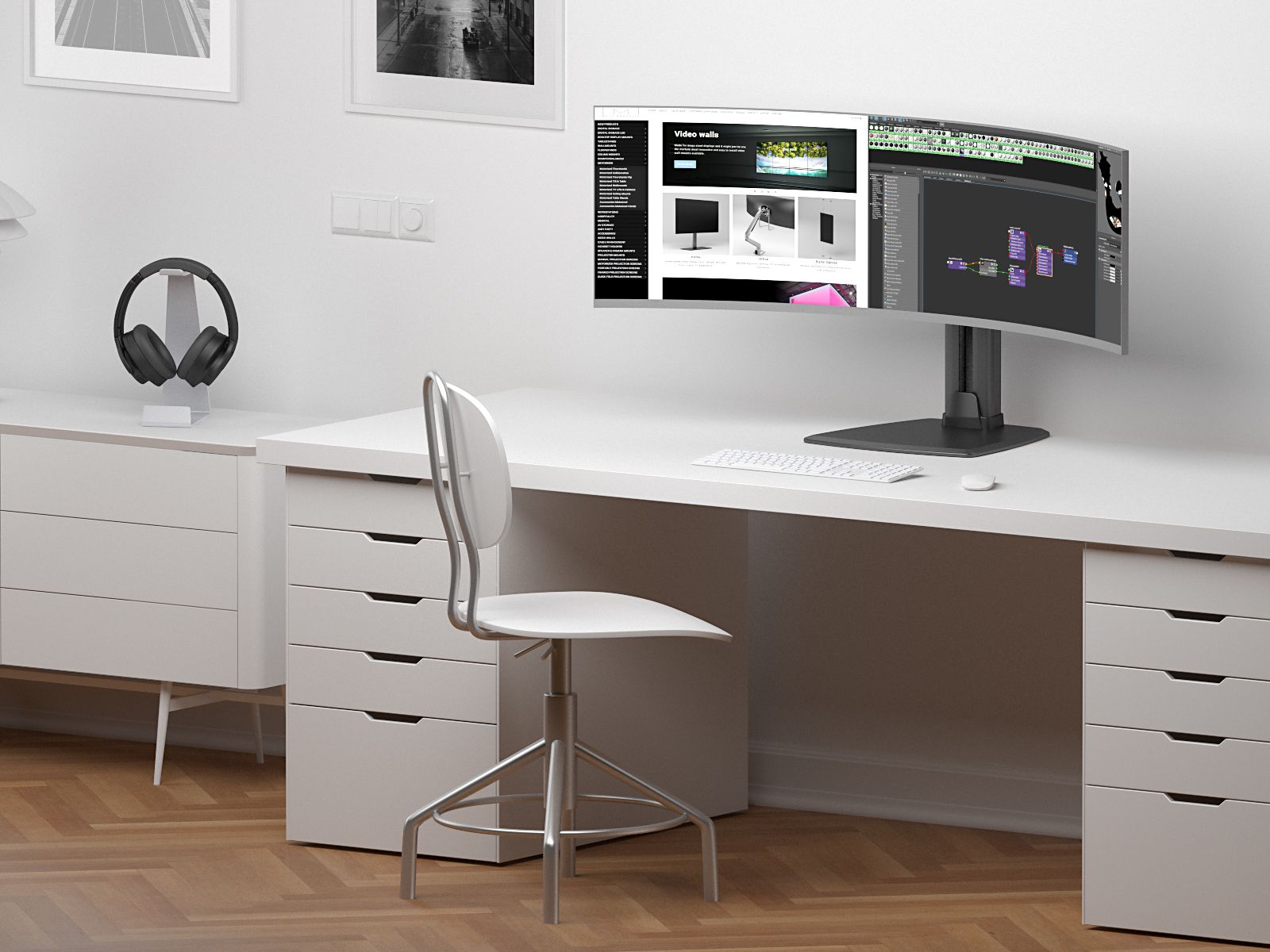 Multibrackets M VESA Single Monitor Stand for 32"–57" Widescreen Monitors | 7350105213229