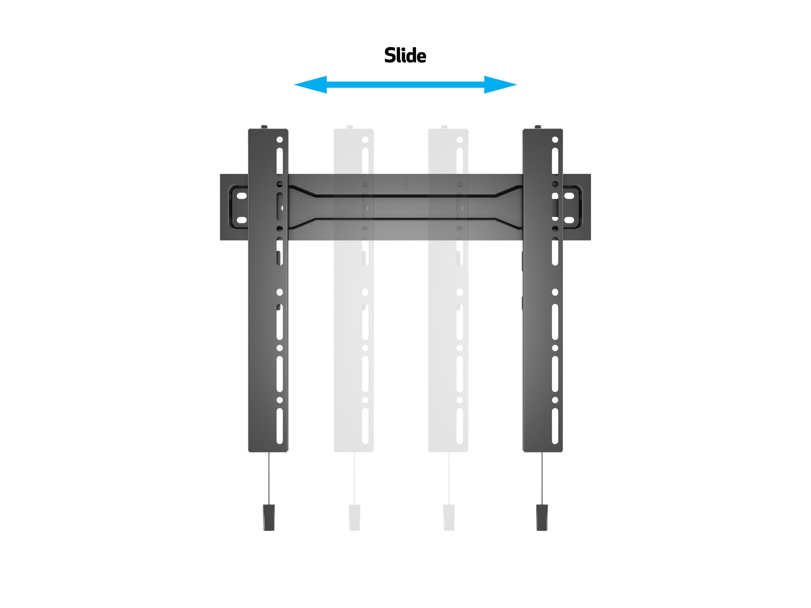 Multibrackets M VESA Super Slim Fixed 400 MAX Wall Mount for 32"–55" TVs | 7350073735556 Wall Mount Bracket Multibrackets