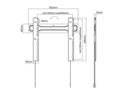 Multibrackets M VESA Super Slim Fixed 400 MAX Wall Mount for 32"–55" TVs | 7350073735556 Wall Mount Bracket Multibrackets