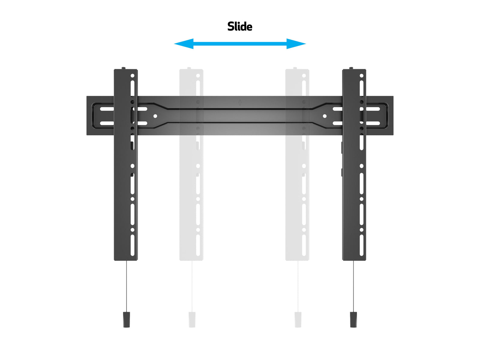 Multibrackets M VESA Super Slim Fixed 600 MAX Wall Mount for 32"–75" TVs | 7350073735563 Wall Mount Bracket Multibrackets