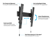 Multibrackets M VESA Super Slim Tilt 400 MAX Wall Mount for 32"–55" Screens | 7350073735532