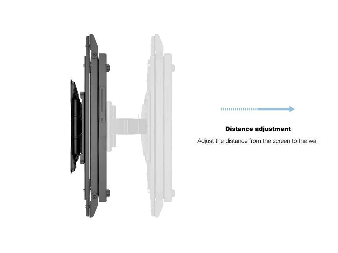 Multibrackets M VESA Super Slim Tilt & Rotate HD Wall Mount for 40"–75" Screens | 7350105210822
