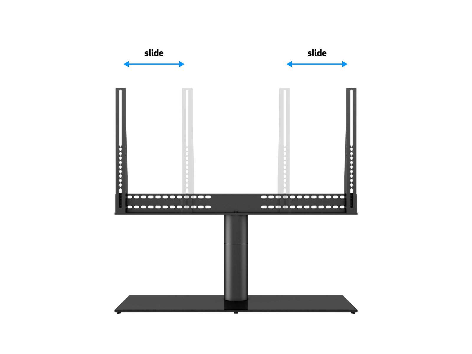 Multibrackets M VESA Tabletop TV Stand Turn X Large for 60"–75" Screens | 7350073731121 Mount Stand Multibrackets