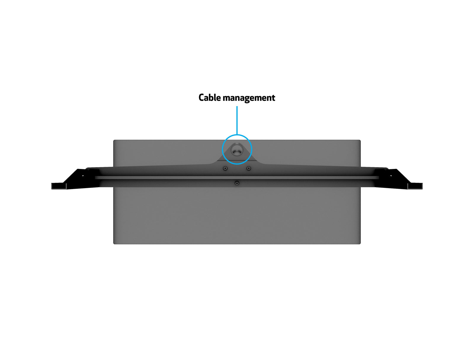 Multibrackets M VESA Tabletop TV Stand Turn X Large for 60"–75" Screens | 7350073731121 Mount Stand Multibrackets