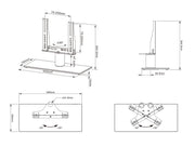 Multibrackets M VESA Tabletop TV Stand Turn for 24"–32" Screens | 7350073733040 Mount Stand Multibrackets