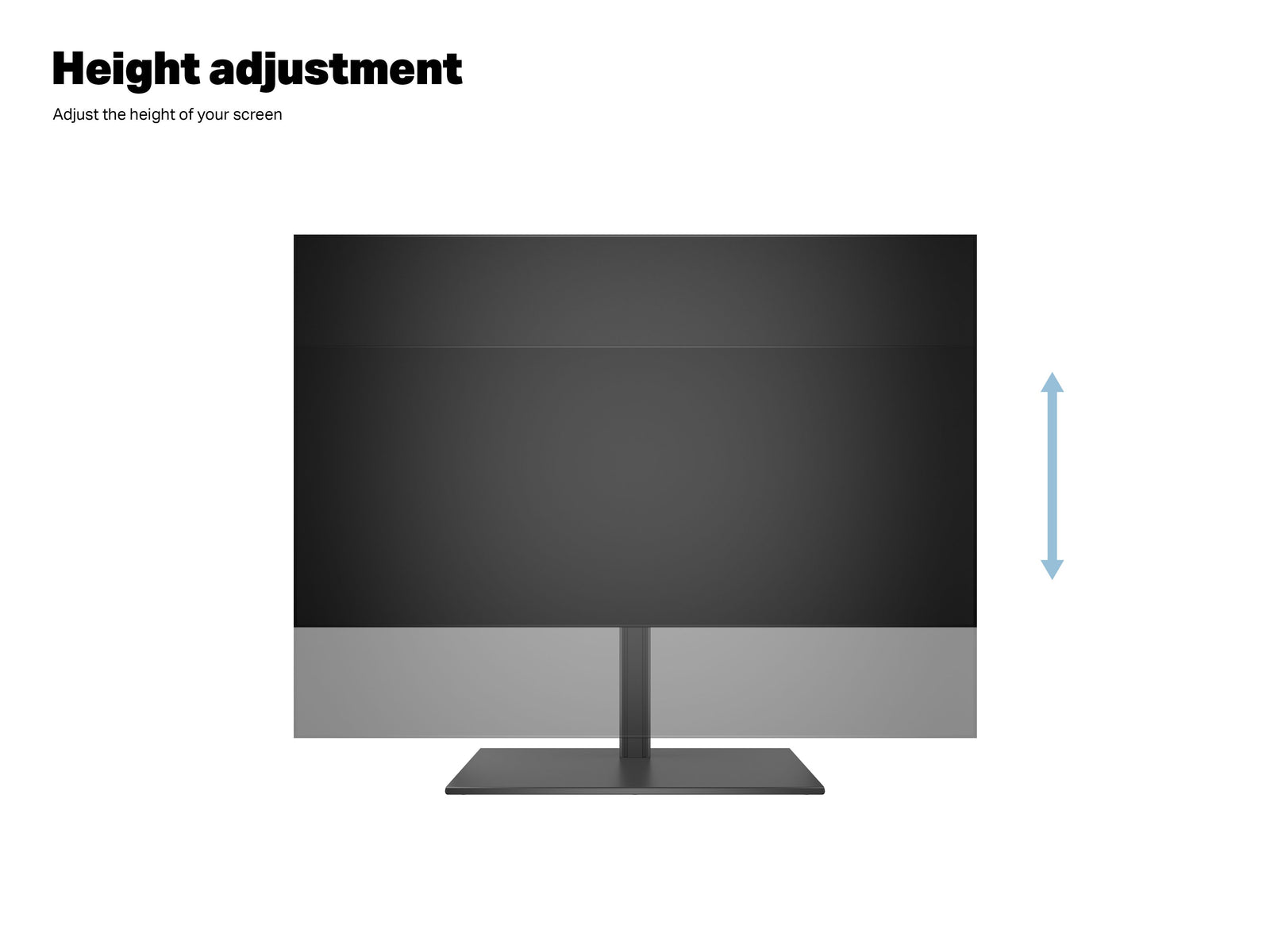 Multibrackets M VESA Tabletop TV Stand for 46"–86" Screens | 7350105214196 Mount Stand Multibrackets