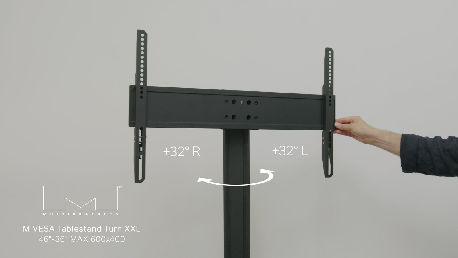 Multibrackets M VESA Tabletop TV Stand for 46"–86" Screens | 7350105214196 Mount Stand Multibrackets