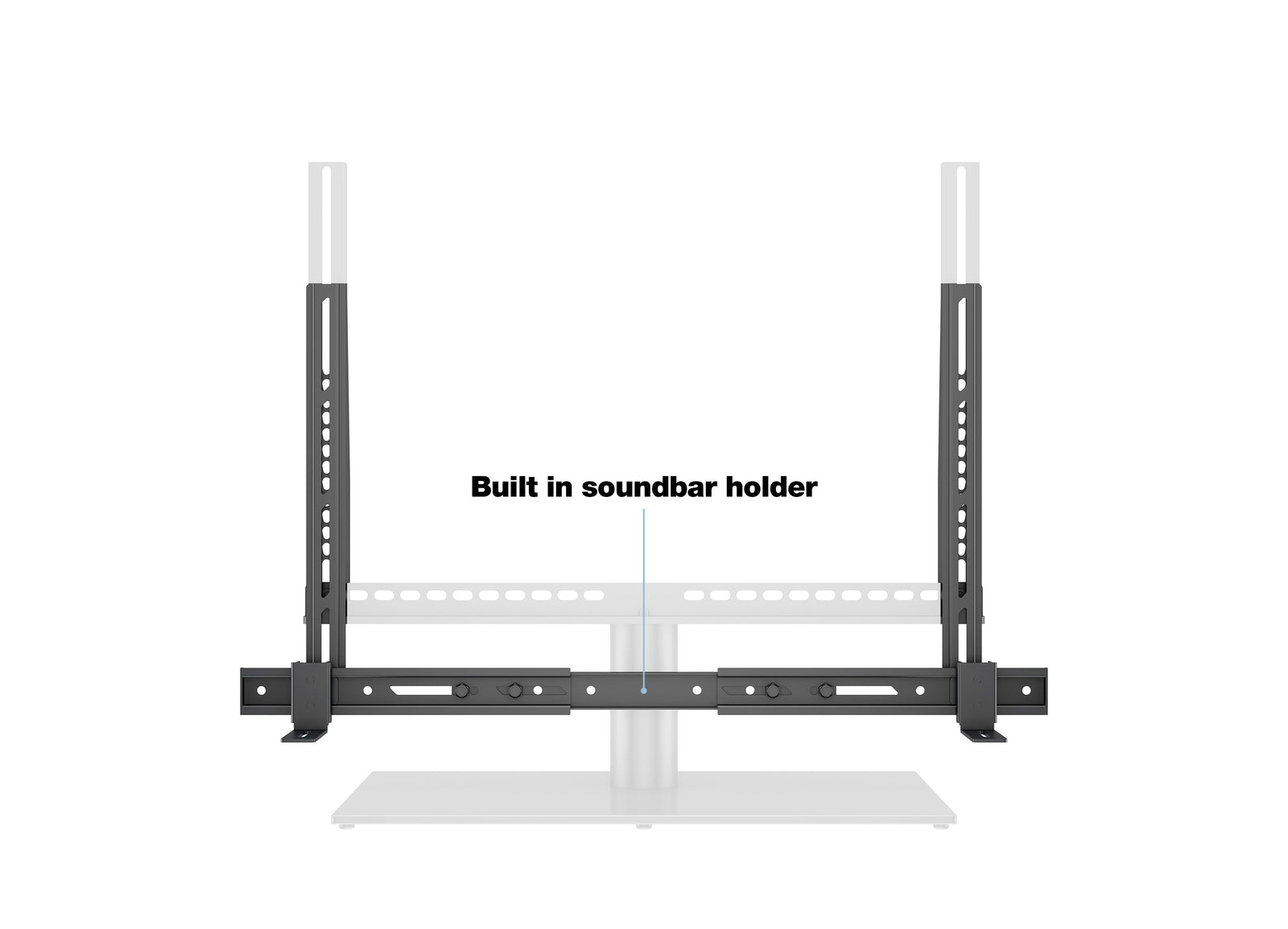 Multibrackets M VESA Tabletop TV Stand with Soundbar Mount for 35"–42" Screens | 7350105212161 TV Mounts & Stands Multibrackets
