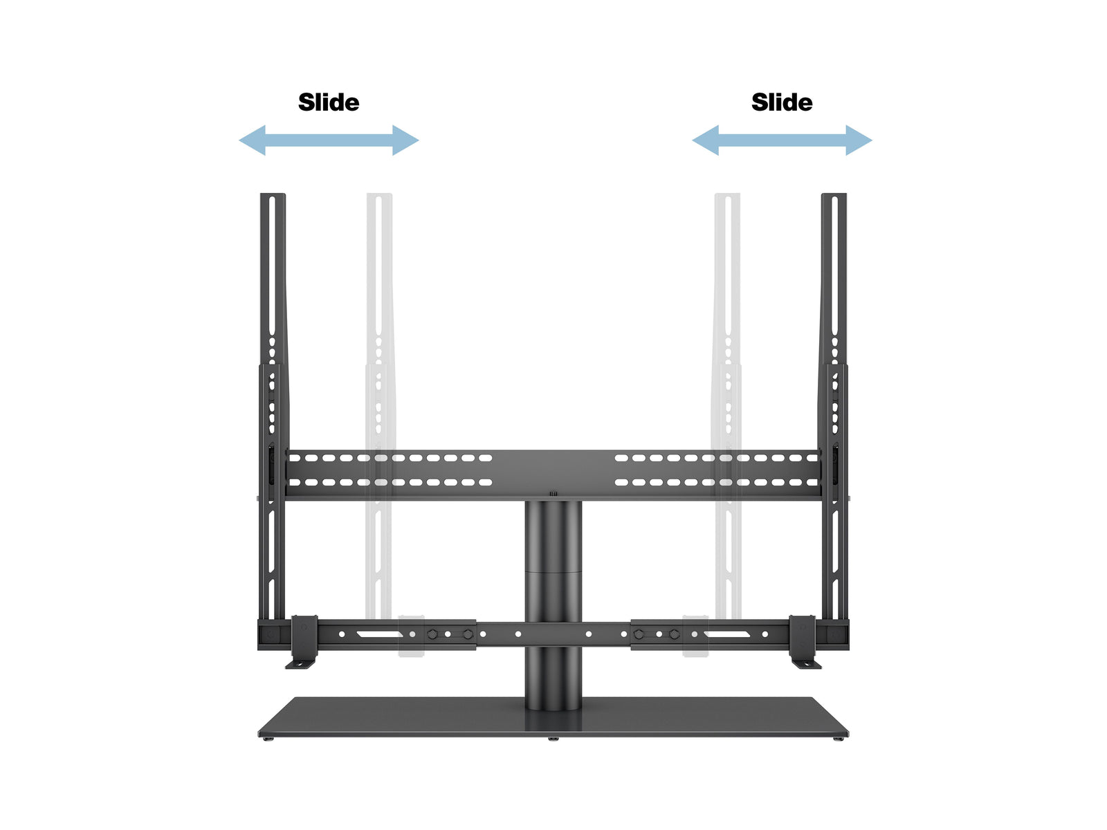 Multibrackets M VESA Tabletop TV Stand with Soundbar Mount for 46"–65" Screens | 7350105212178 Mount Stand Multibrackets