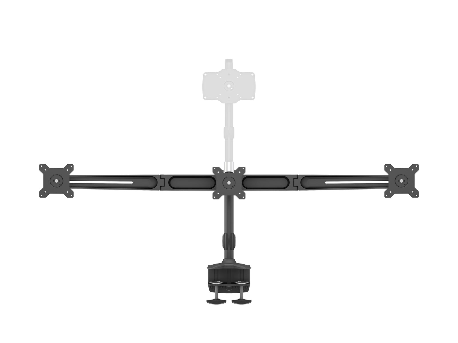 Multibrackets M VESA Triple Desk Clamp Monitor Mount for 15"–24" Monitors | 7350105210372
