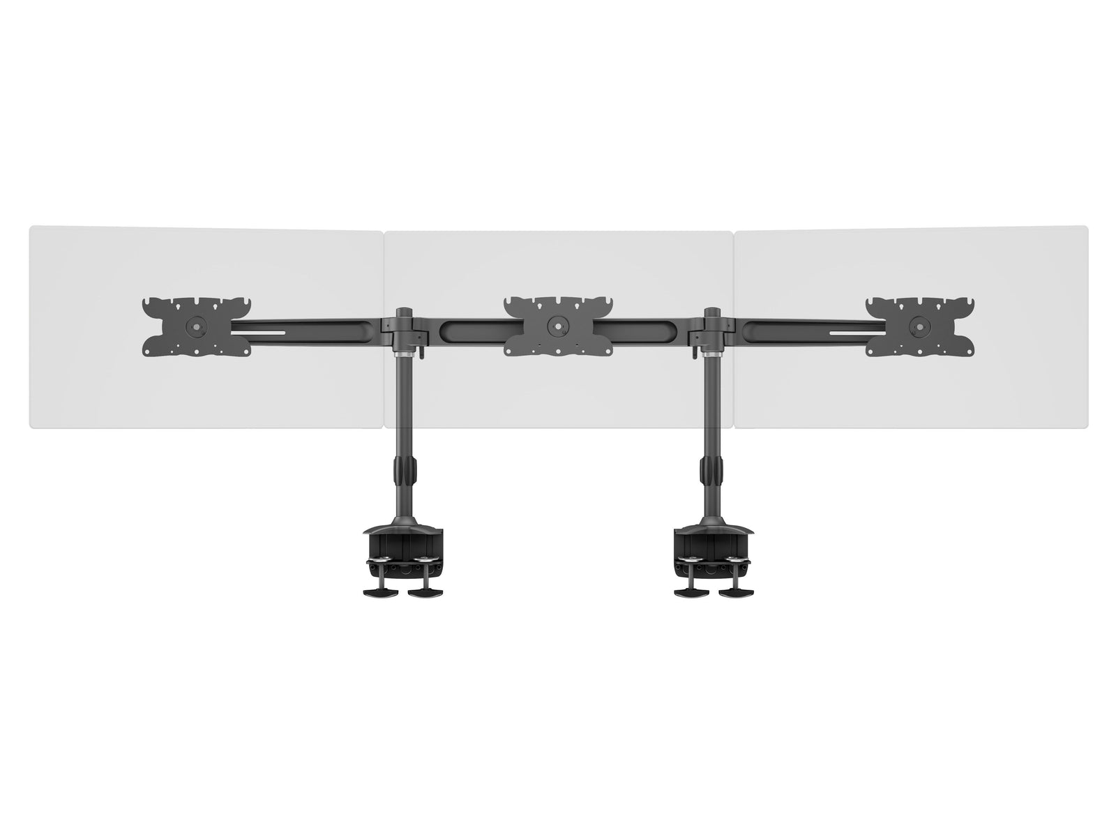 Multibrackets M VESA Triple Desk Clamp Monitor Mount for 24"–32" Monitors | 7350105210389