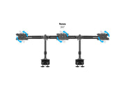 Multibrackets M VESA Triple Desk Clamp Monitor Mount for 24"–32" Monitors | 7350105210389