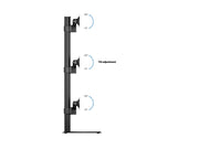 Multibrackets M VESA Triple Vertical Monitor Stand for 32"–50" Widescreen Monitors | 7350073730100