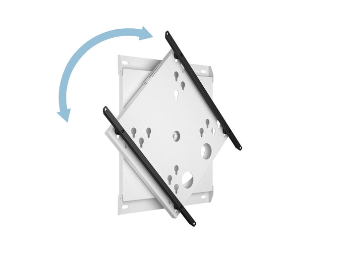 Multibrackets M VESA Wallmount Flip 600 White Rotating Wall Mount for 50"–95" Screens | 7350105216268 Wall Mount Bracket Multibrackets