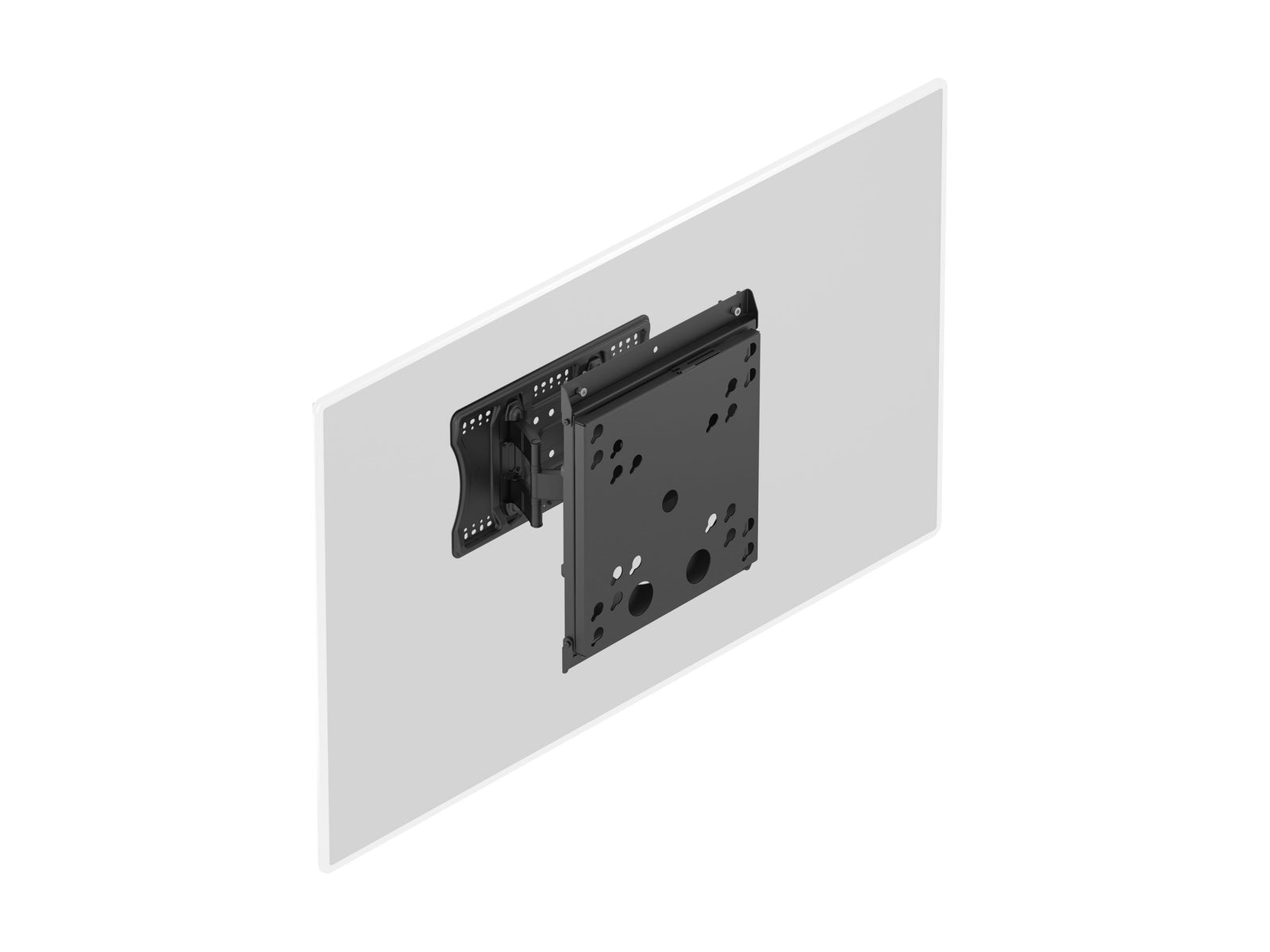 Multibrackets M VESA Wallmount Flip Adapter 400 Black for Motorized Floorstands | 7350073739660 Mount Accessories Multibrackets