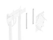 Multibrackets M VESA Wallmount Flip Adapter 400 White for Motorized Floorstands | 7350073739943 Mount Accessories Multibrackets
