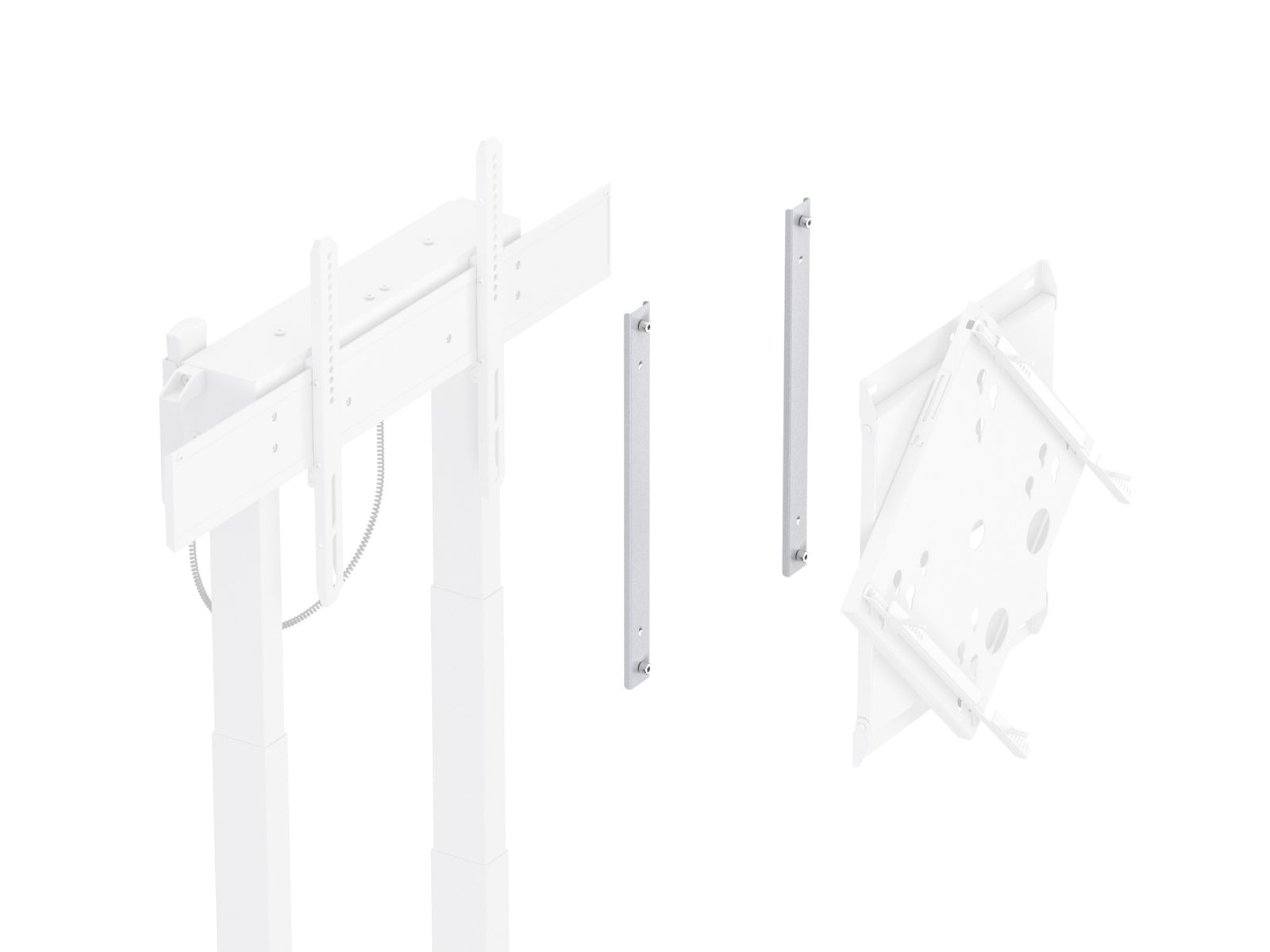 Multibrackets M VESA Wallmount Flip Adapter 400 White for Motorized Floorstands | 7350073739943 Mount Accessories Multibrackets
