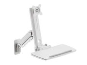 Multibrackets M Workstation Arm Single Basic Wall Mount for 15"-35" Monitors & Keyboard | 7350105216800 Monitor Mounts & Stands Multibrackets