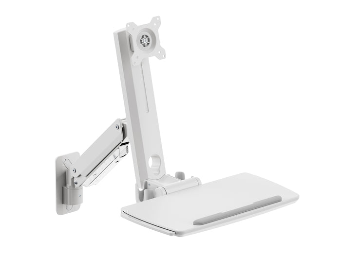 Multibrackets M Workstation Arm Single Basic Wall Mount for 15"-35" Monitors & Keyboard | 7350105216800 Monitor Mounts & Stands Multibrackets