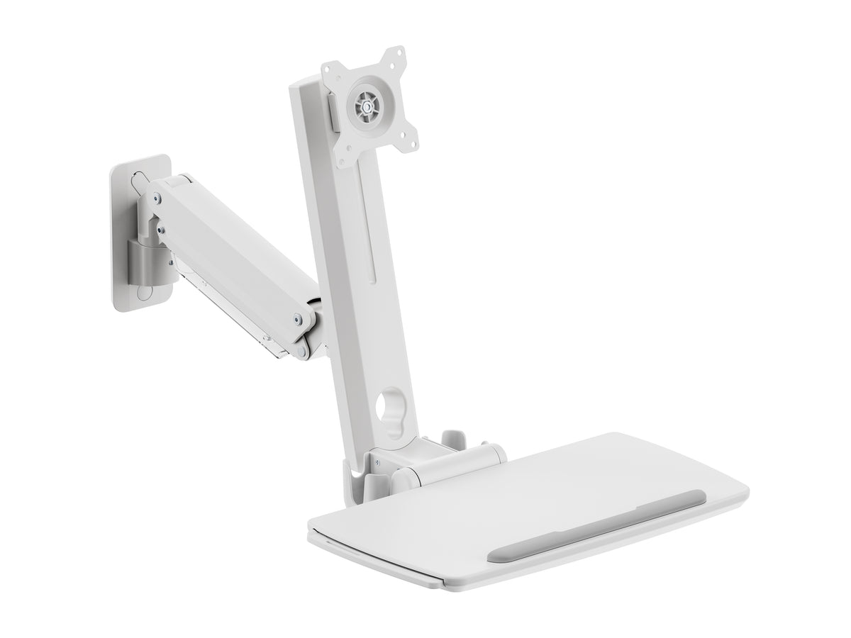 Multibrackets M Workstation Arm Single Basic Wall Mount for 15"-35" Monitors & Keyboard | 7350105216800 Monitor Mounts & Stands Multibrackets
