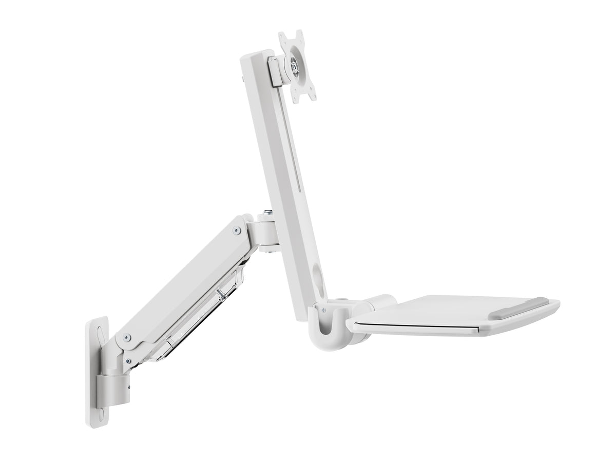 Multibrackets M Workstation Arm Single Basic Wall Mount for 15"-35" Monitors & Keyboard | 7350105216800 Monitor Mounts & Stands Multibrackets